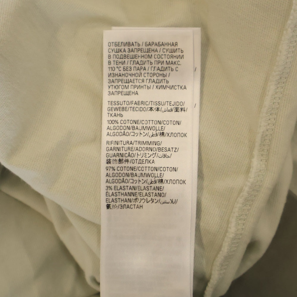 BALENCIAGA(バレンシアガ) 25SS 3B Liquefied T-Shirt Oversized フロントロゴプリント半袖Tシャツ ホワイト 787349 TRVS8