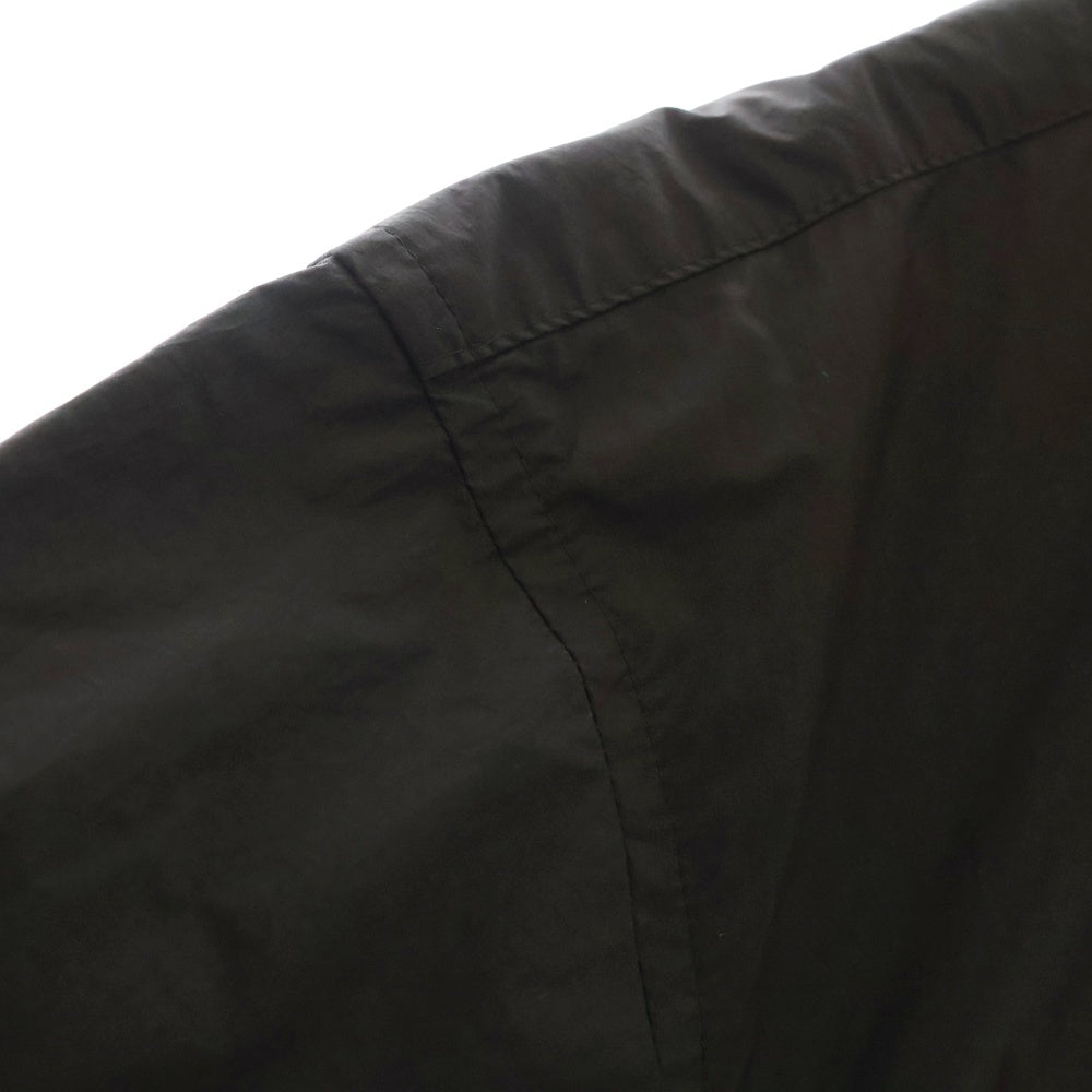 Sacai(サカイ) RIP STOP SHIRT リップストップシャツ ナイロン半袖シャツ ブラック 25-03637M