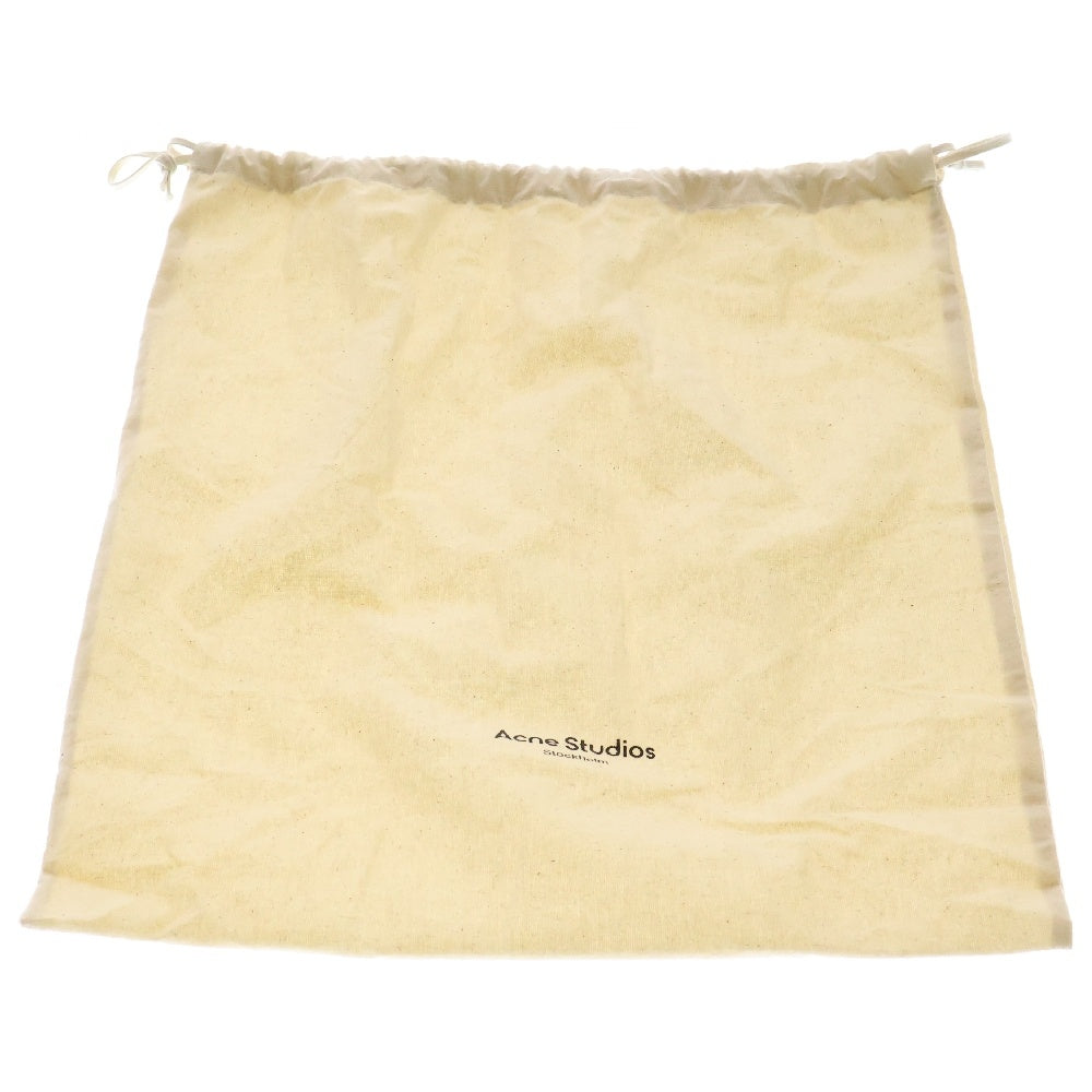 Acne Studios(アクネ ストゥディオズ) Multipocket Mini Bag マルチポケット レザー リボンデザイン ハンドバッグ ショルダーバッグ ブラック A10428