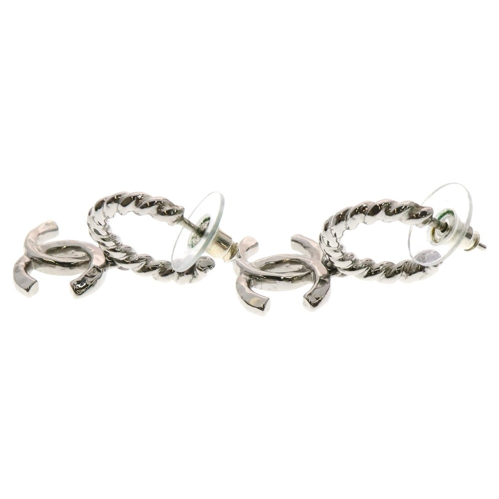 CHANEL(シャネル) L25C ココマーク フープピアス シルバー レディース