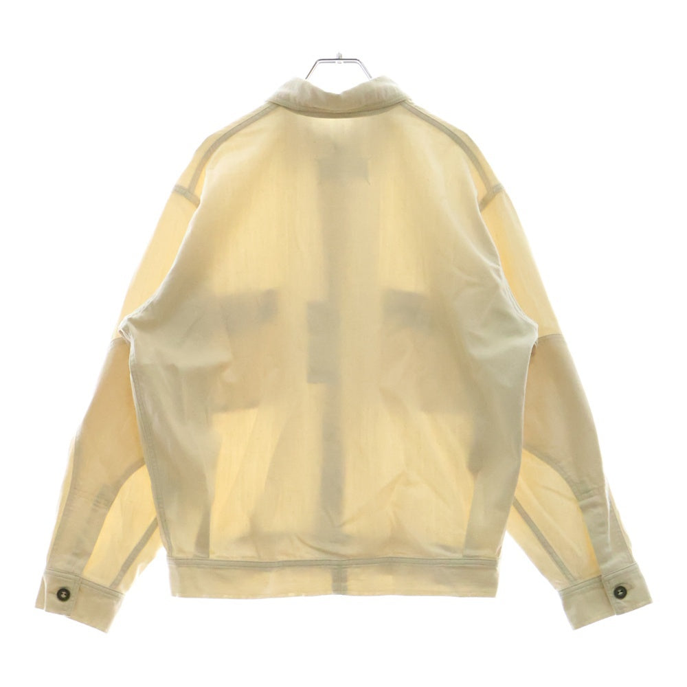 Maison Margiela 1 10(メゾンマルジェラ 1 10) Trucker Denim Jacket トラッカー デニムジャケット アイボリー S50AM0639 M30025