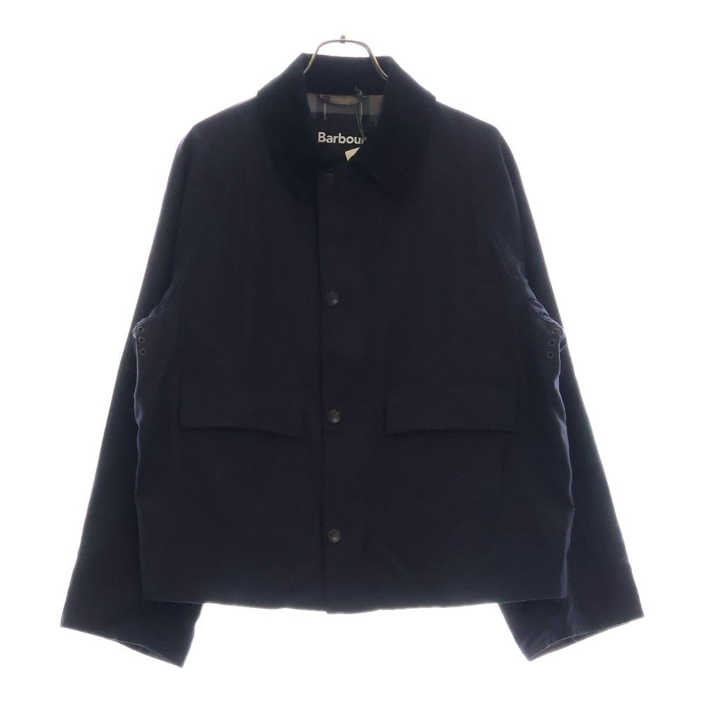 Barbour(バブアー) ビデイルノンワックスレイヤーブルゾン ジップアップジャケット ネイビー 251MCAS184