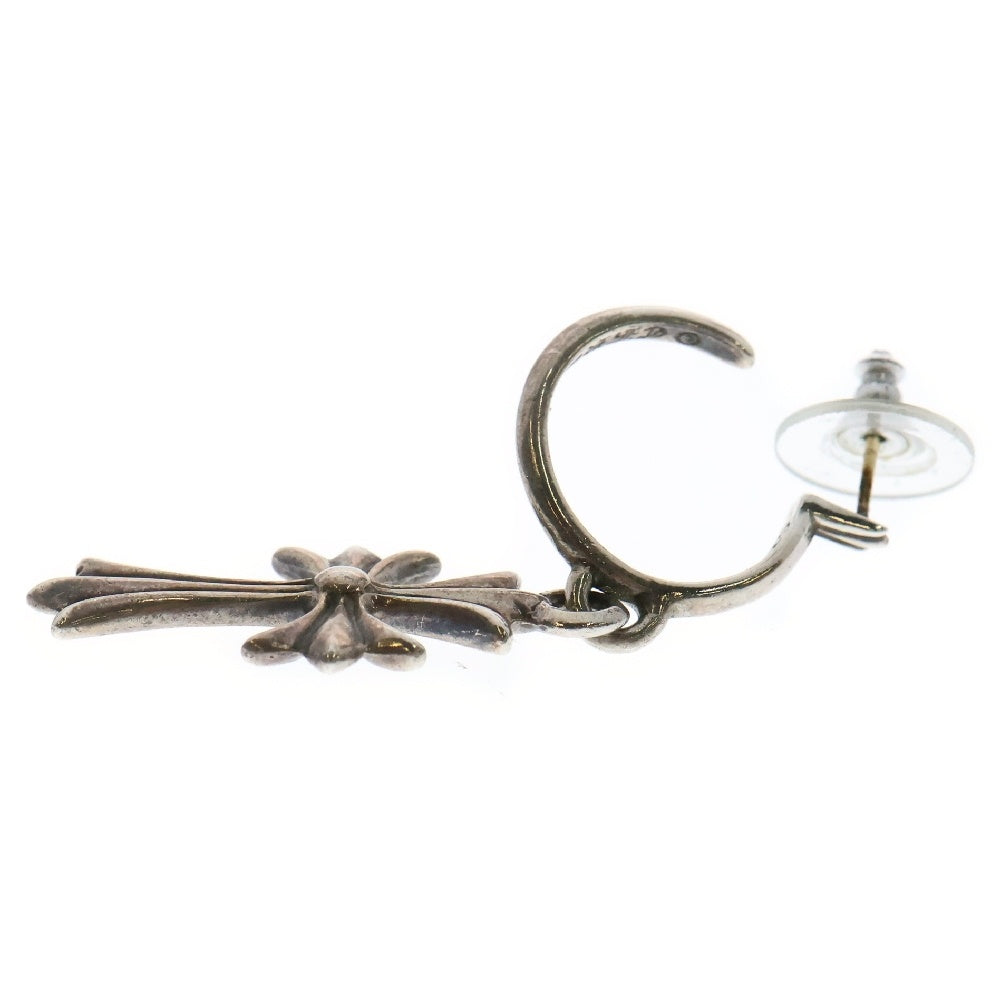 CHROME HEARTS(クロムハーツ) TINY CH CROSS タイニーCHクロス フープピアス シルバー BCA115