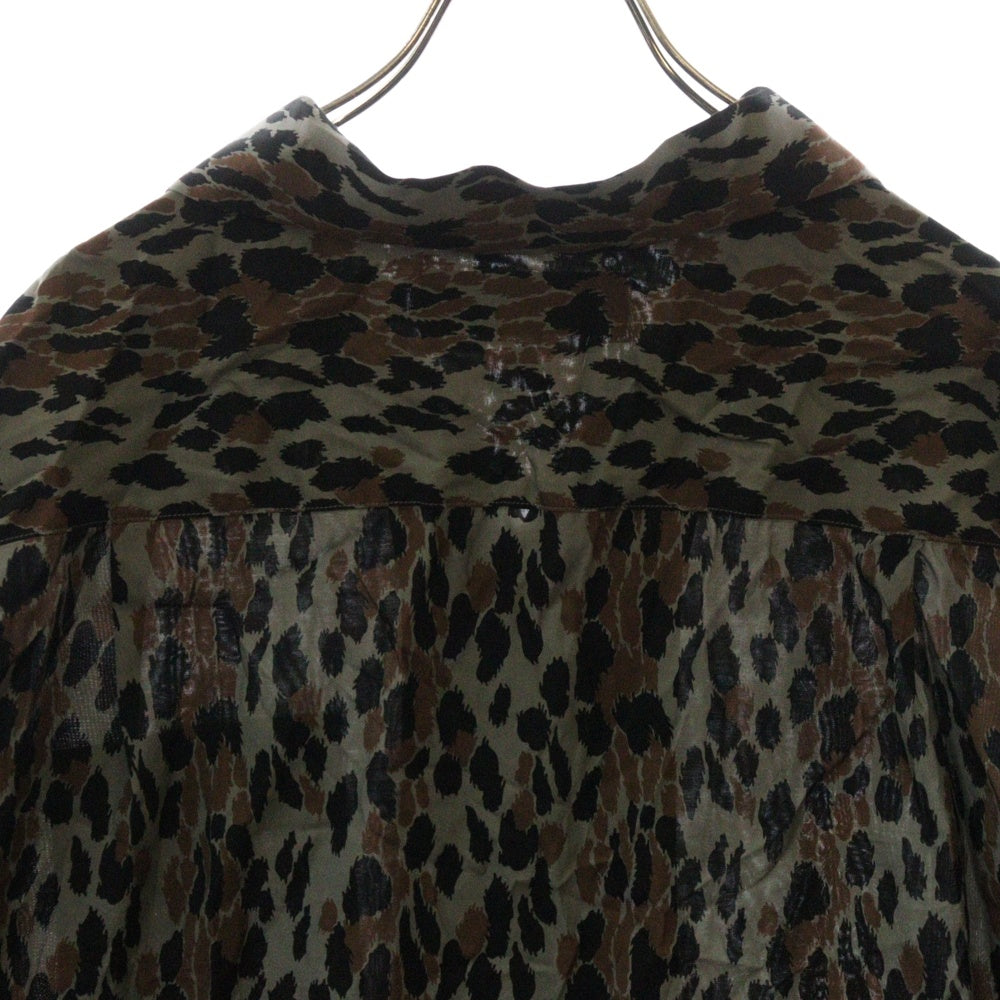 WACKO MARIA(ワコマリア) 25SS LEOPARD HAWAIIAN SHIRT S/S レオパード ハワイアン 半袖シャツ ブラウン 25SSE-WMS-HI03