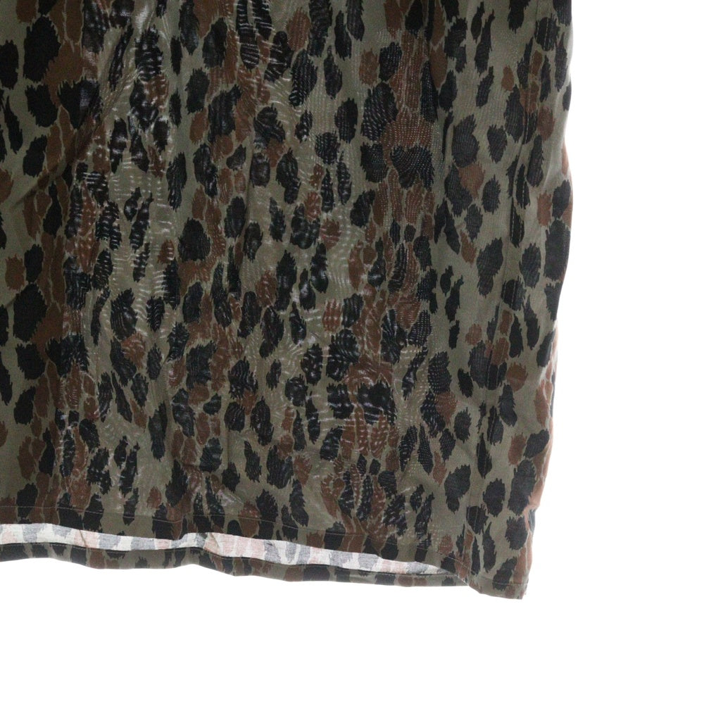 WACKO MARIA(ワコマリア) 25SS LEOPARD HAWAIIAN SHIRT S/S レオパード ハワイアン 半袖シャツ ブラウン 25SSE-WMS-HI03