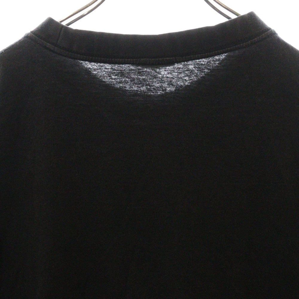 VINTAGE(ヴィンテージ) 00s フロントプリント ラップ 半袖Tシャツ ブラック