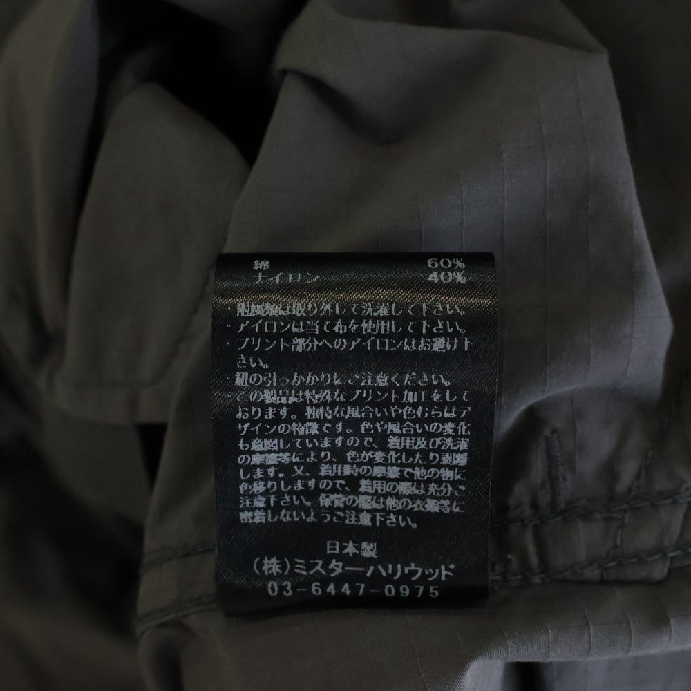 N.HOOLYWOOD(エヌハリウッド) ×ArkAir OMBAT SHIRT アークエアー コンバット シャツ ブルゾン ジャケット グレー 9251-BL01-002
