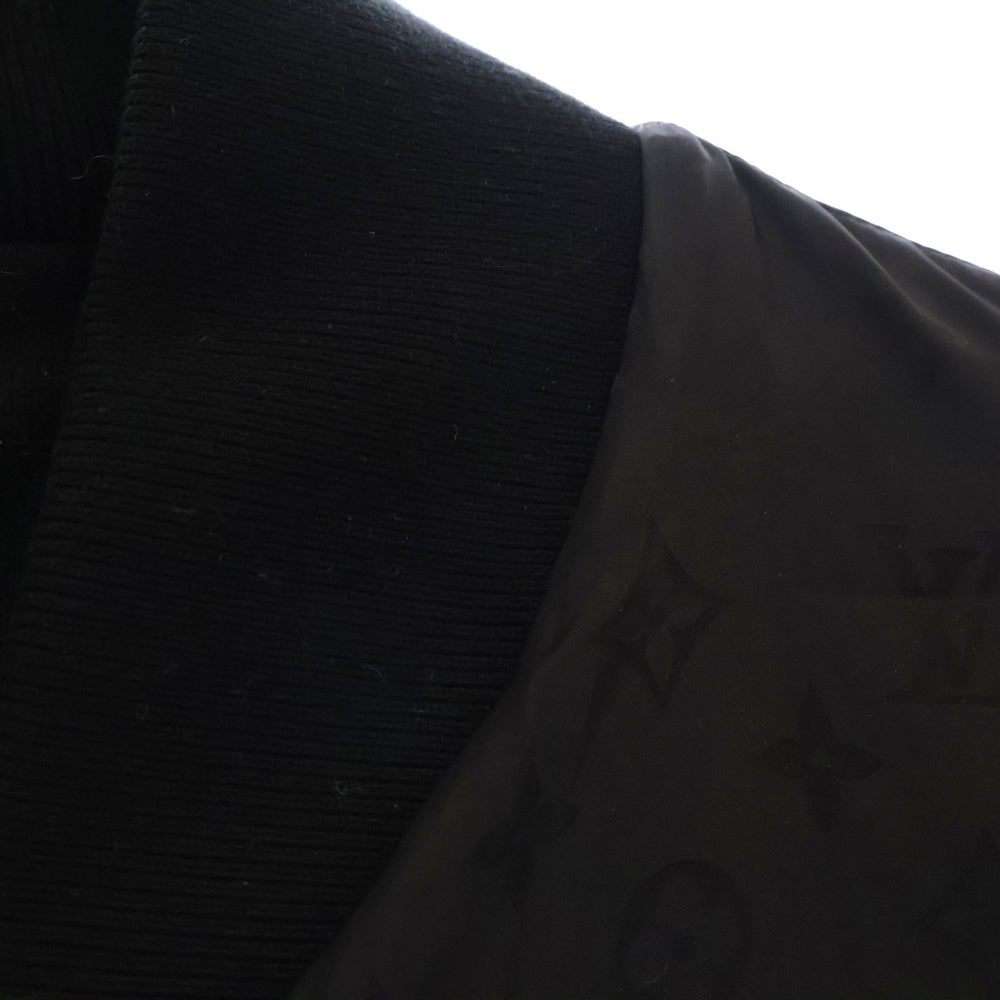 LOUIS VUITTON(ルイヴィトン) 23SS モノグラム リバーシブルライトボンバージャケット ブラック RM231Q ZLW HON40X