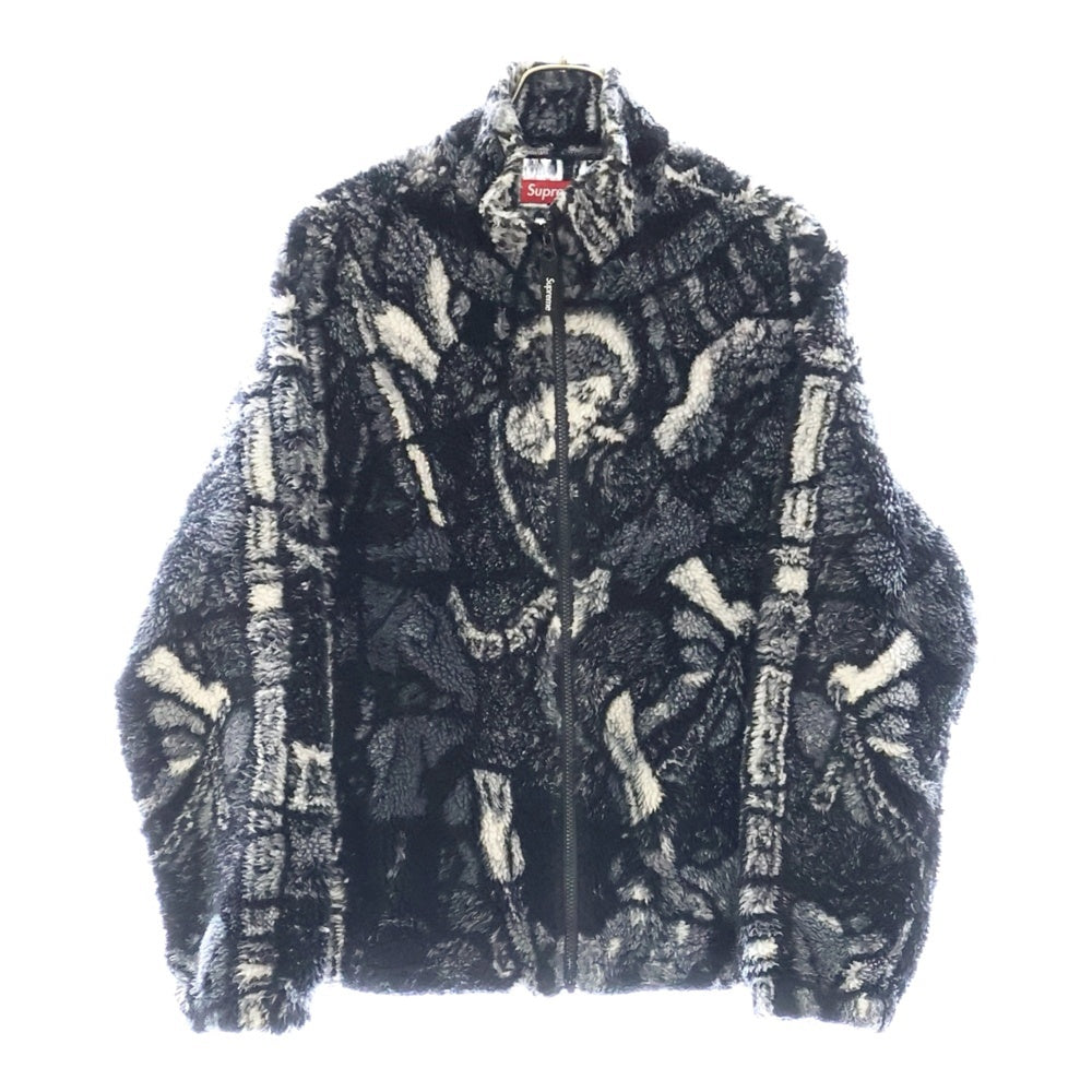 SUPREME(シュプリーム) 21SS Saint Michael Fleece Jacket セント ミカエル ジップアップ フリース ジャケット ブラック