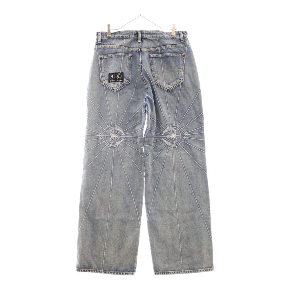 THUG CLUB(サグクラブ) Chain Stitch Denim Pants チェーンステッチ デニムパンツ インディゴTC24PT0201