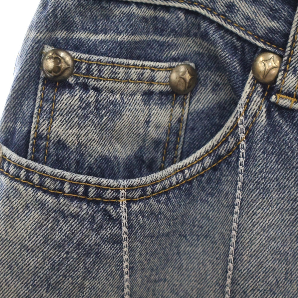 THUG CLUB(サグクラブ) Chain Stitch Denim Pants チェーンステッチ デニムパンツ インディゴTC24PT0201
