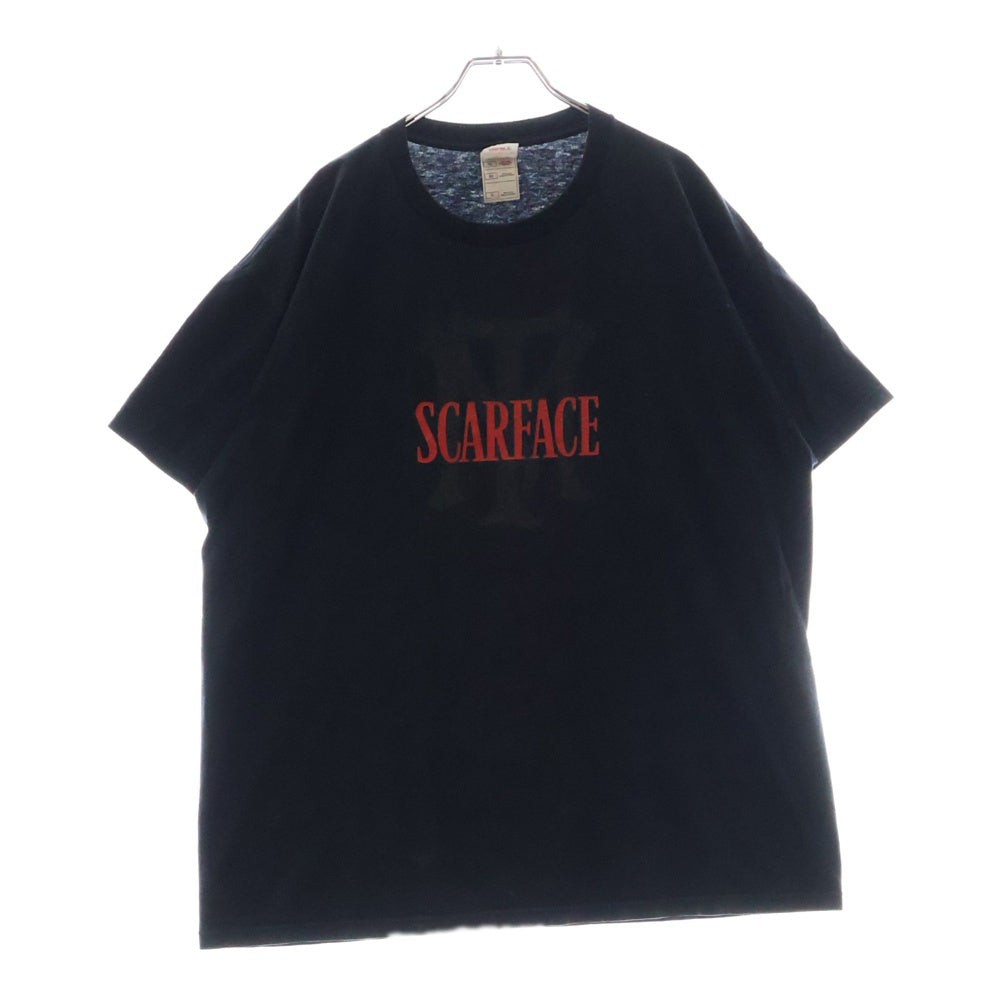 VINTAGE(ヴィンテージ) 00S VINTEGE SCARFACE スカーフェイス 両面プリント半袖Tシャツ カットソー ヴィンテージ ブラック