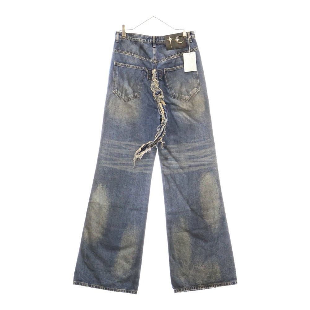 THUG CLUB(サグクラブ) CHIMERA PANTS キメラ バギーデニムパンツ インディゴ TC24PT2003
