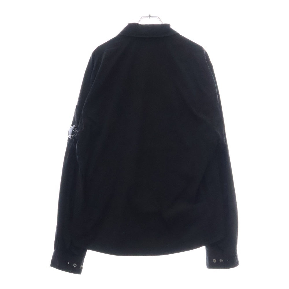 C.P. Company(シーピーカンパニー) フロントポケット ダブルジップアップ ナイロン ジャケット ブルゾン ブラック 18CMOS095A-005904G