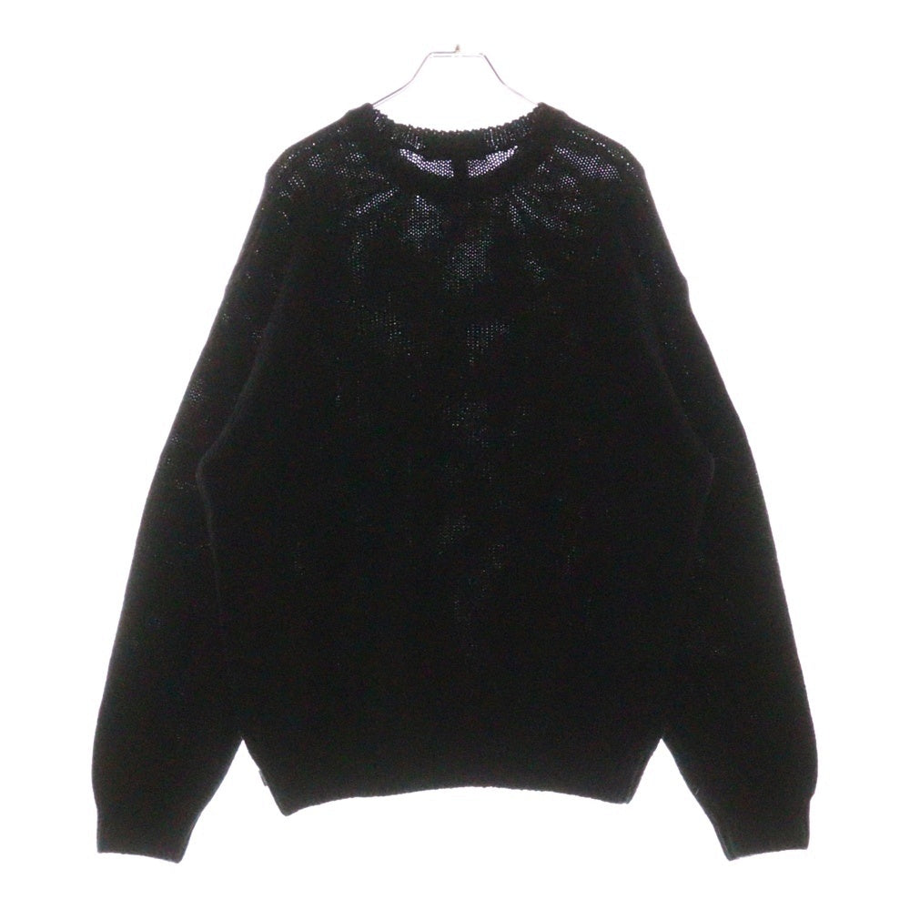 SUPREME(シュプリーム) 25SS Contrast Logo Sweaterコントラスト ロゴ ニット セーター ブラック