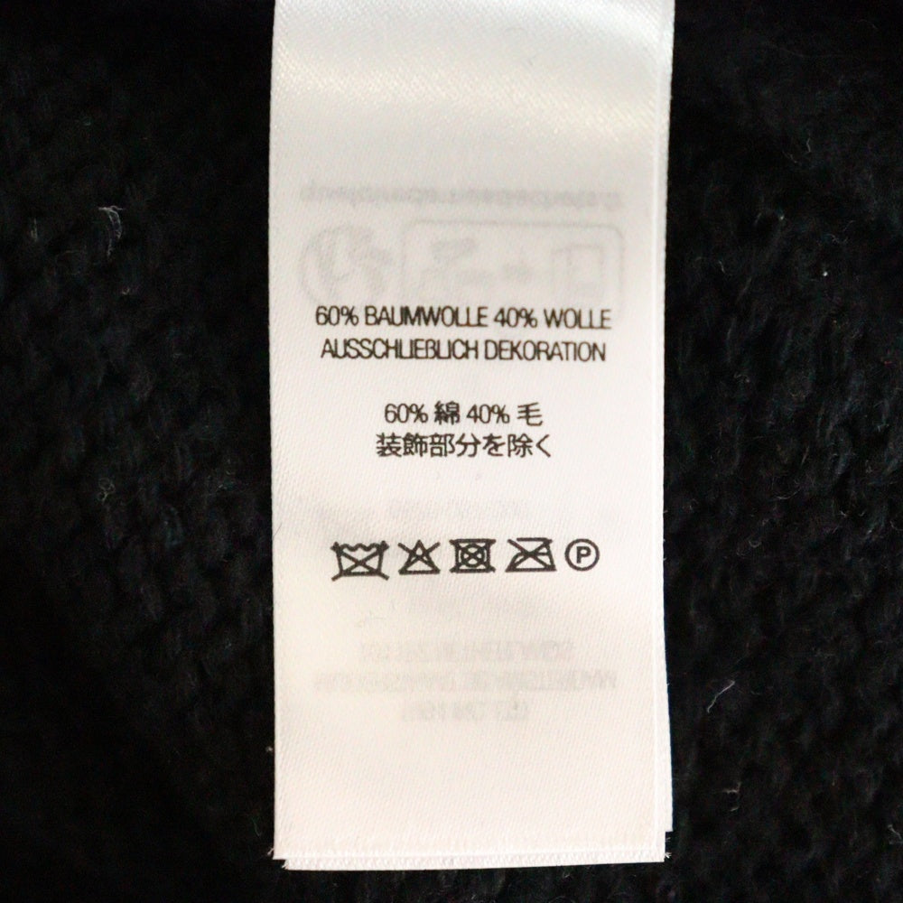 SUPREME(シュプリーム) 25SS Contrast Logo Sweaterコントラスト ロゴ ニット セーター ブラック