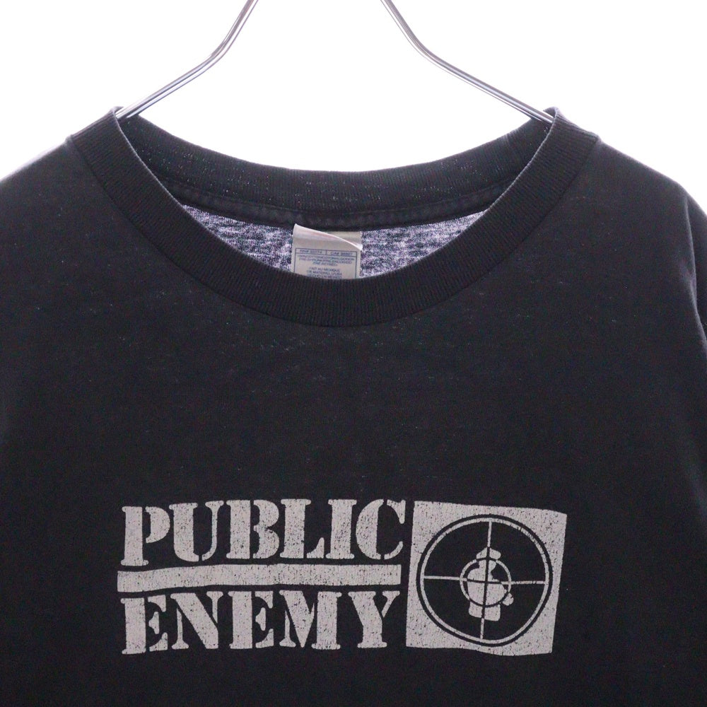 VINTAGE(ヴィンテージ) 00s PUBLIC ENEMY TEE パブリック エネミー 両面プリント Tシャツ 半袖カットソー ブラック
