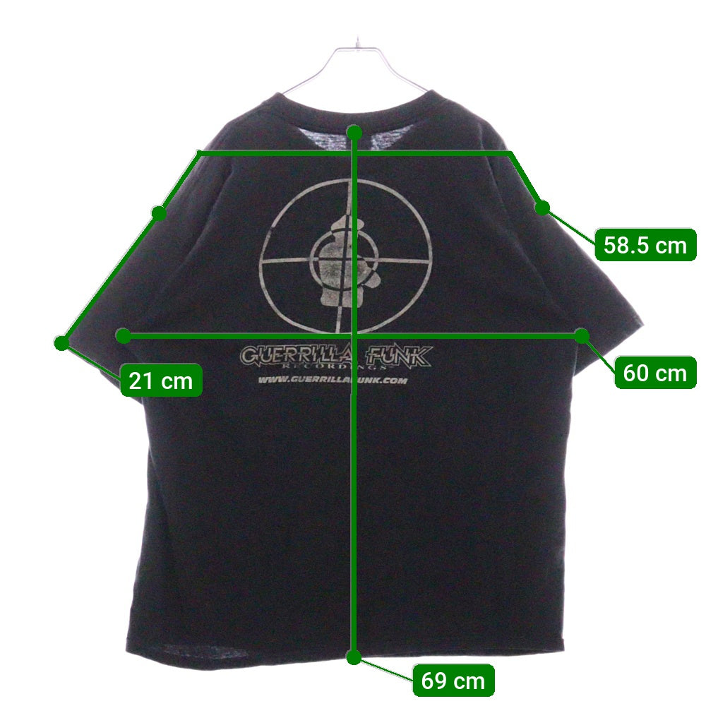 VINTAGE(ヴィンテージ) 00s PUBLIC ENEMY TEE パブリック エネミー 両面プリント Tシャツ 半袖カットソー ブラック