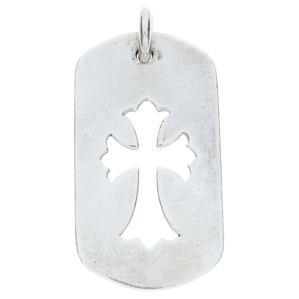 CHROME HEARTS(クロムハーツ) D TAG SML CO CRS カットアウトクロスドッグタグ スモール ペンダントトップ シルバー BCA242