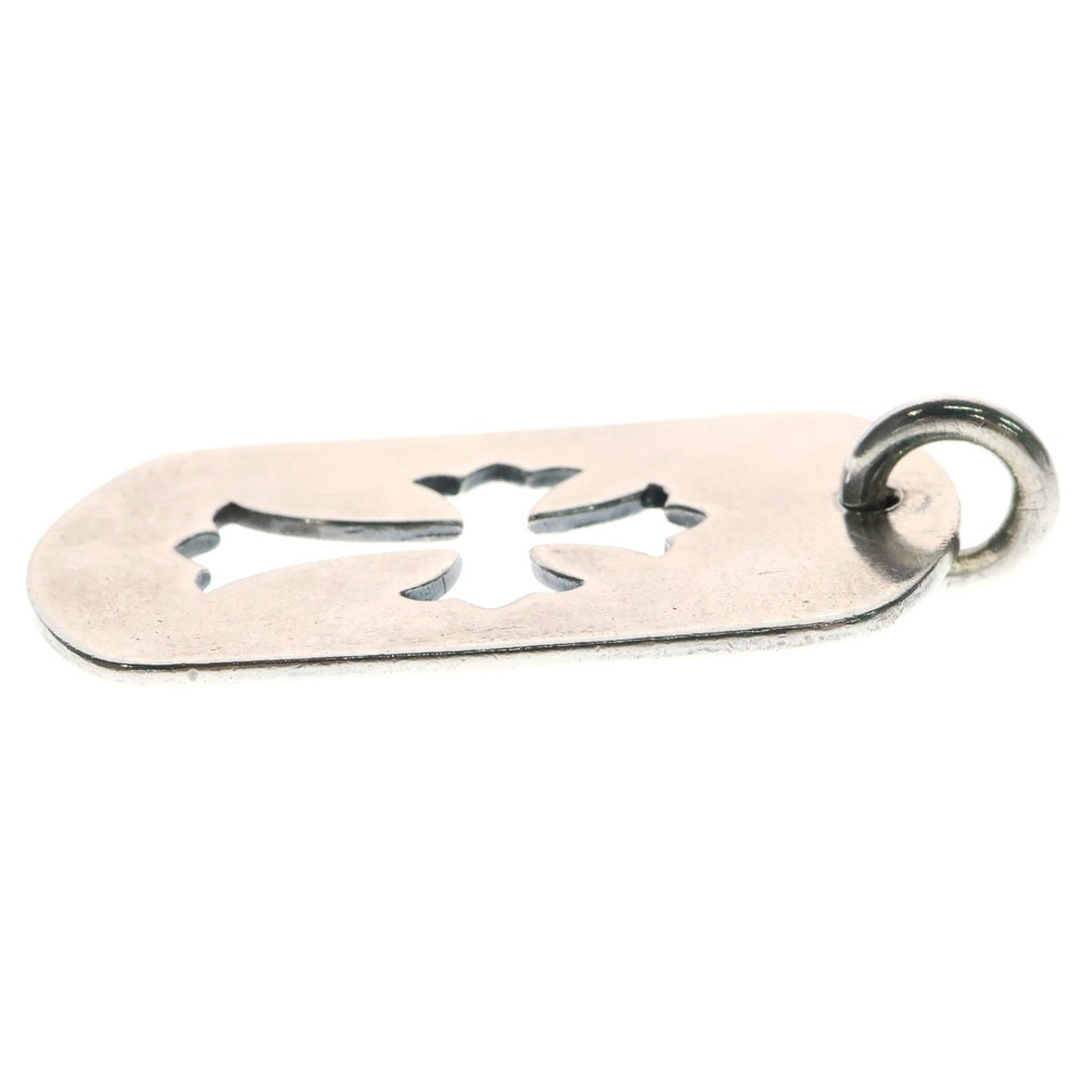 CHROME HEARTS(クロムハーツ) D TAG SML CO CRS カットアウトクロスドッグタグ スモール ペンダントトップ シルバー BCA242