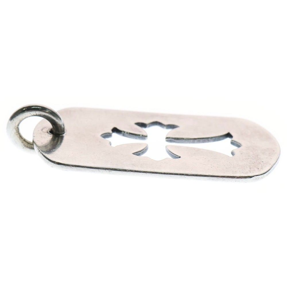 CHROME HEARTS(クロムハーツ) D TAG SML CO CRS カットアウトクロスドッグタグ スモール ペンダントトップ シルバー BCA242