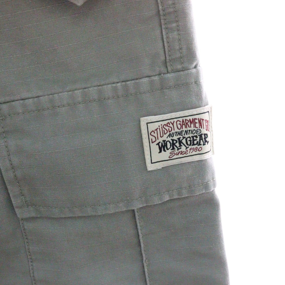 STUSSY(ステューシー) カーゴ バギーショーツ イージーパンツ ミリタリーハーフパンツ グレー 112297