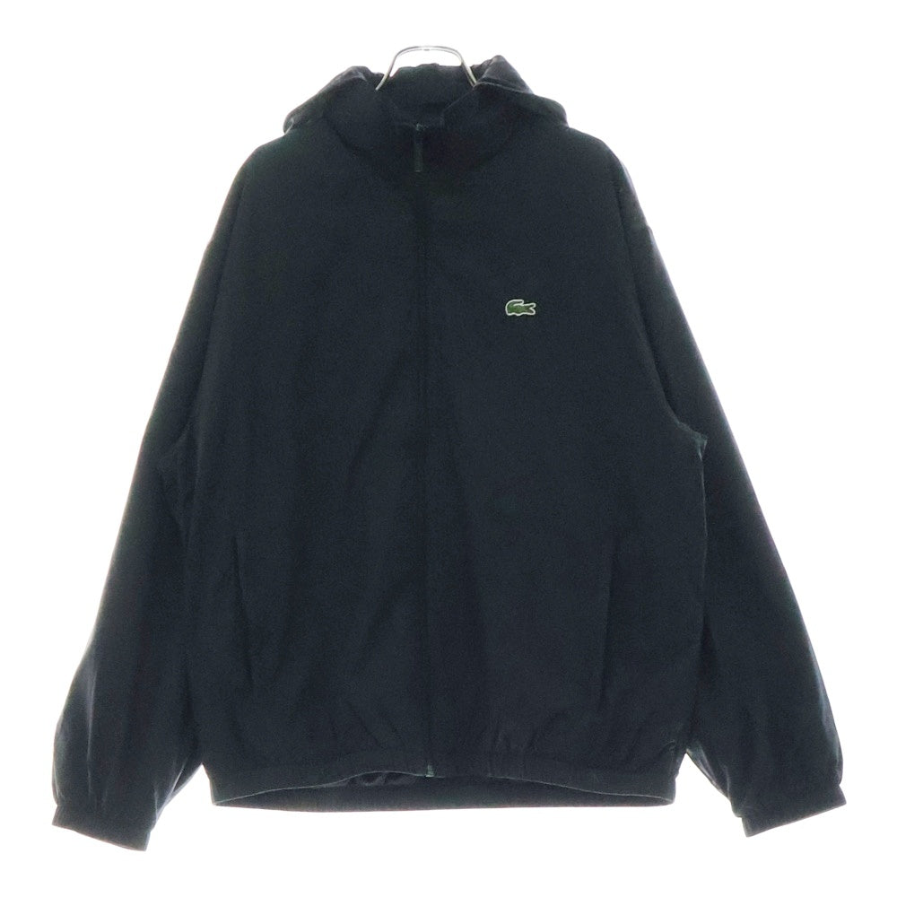 LACOSTE(ラコステ) ロゴ刺繍 ベーシックトラックジャケット ブラック BH2597