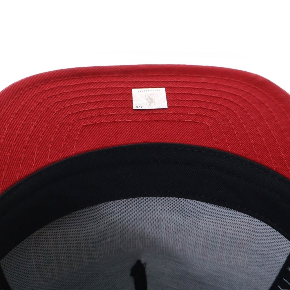 Mitchell&Ness(ミッチェル アンド ネス) CHICAGO BULLS シカゴブルズ スナップバック キャップ 帽子 ブラック/レッド