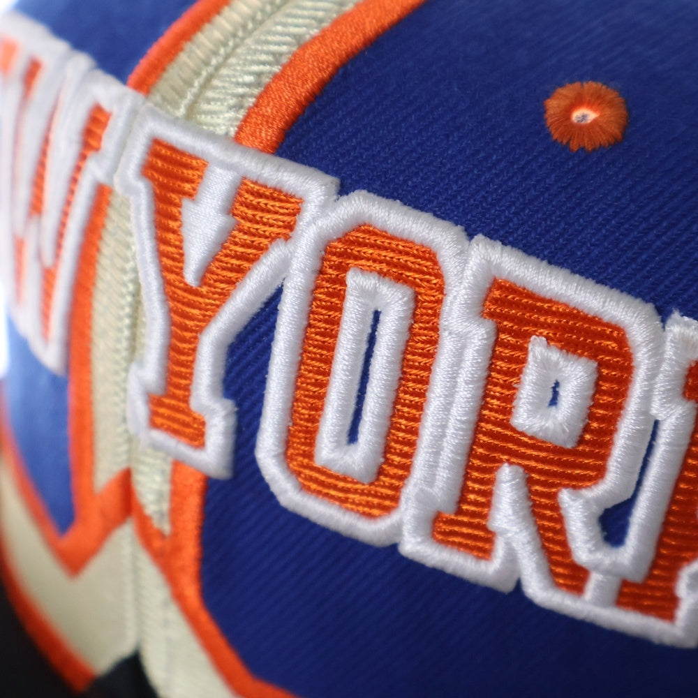 Mitchell&Ness(ミッチェル アンド ネス) NEW YORK KNICKS ニューヨークニックス スナップバック キャップ 帽子 ブルー