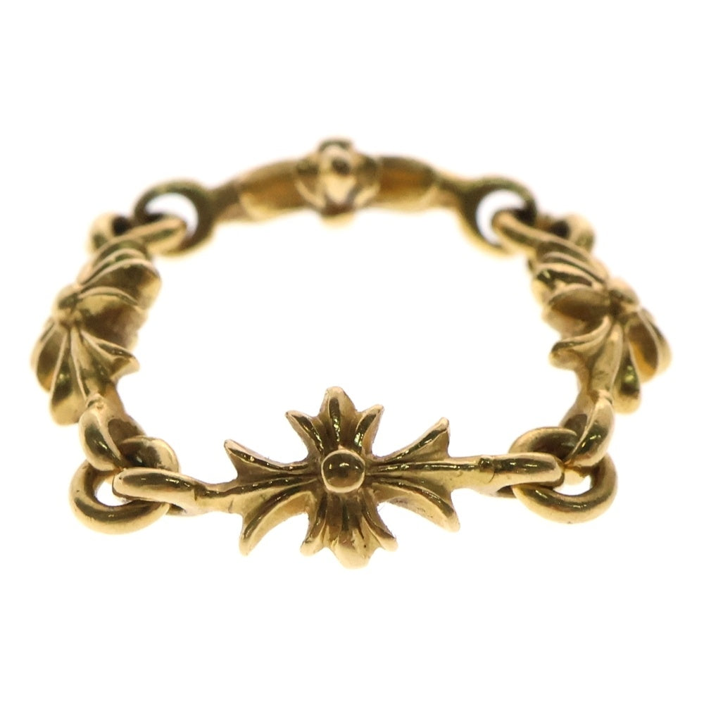 CHROME HEARTS(クロムハーツ) 22K TNY E CH PLS RING 4LINK タイニーECHプラス リング ゴール