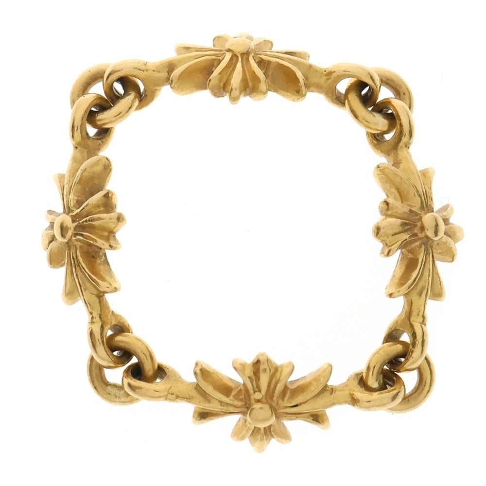 CHROME HEARTS(クロムハーツ) 22K TNY E CH PLS RING 4LINK タイニーECHプラス リング ゴール