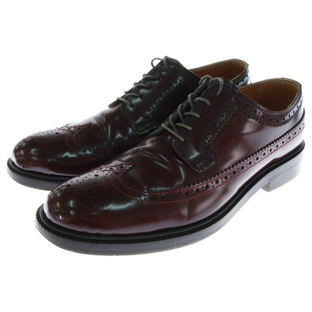 COMME des GARCONS HOMME(コムデギャルソンオム) ウィングチップ レザーシューズ ドレスシューズ レッド