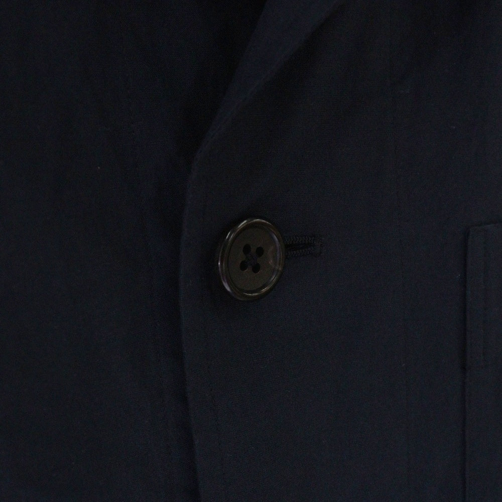 MARGARET HOWELL(マーガレットハウエル) MATT COTTON SILK POPLIN コットン シルク カバーオール ジャケット ネイビー 579-5125010