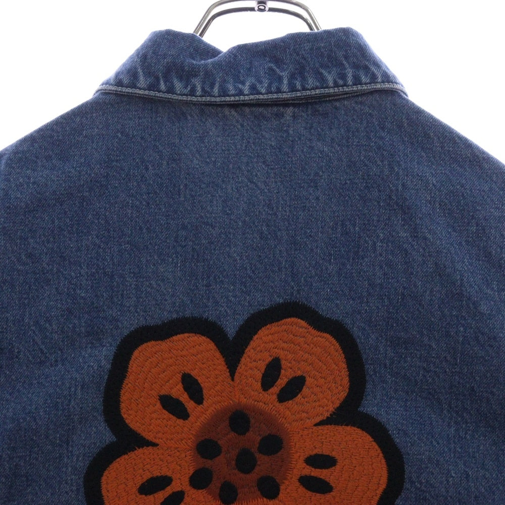 KENZO(ケンゾー) Boke Flower エンブロイダリー トラッカー KAIHARA デニムジャケット インディゴ FE65DV3016A4 kenzo