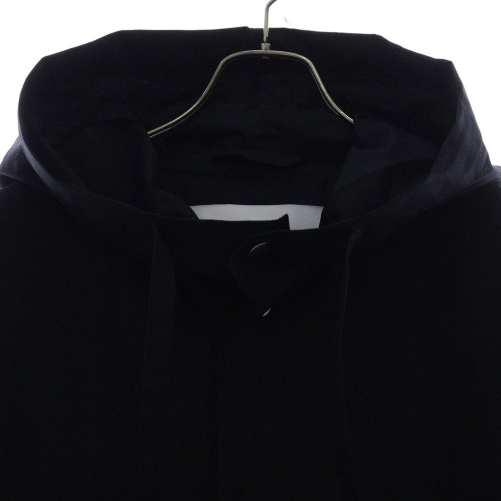 JIL SANDER(ジルサンダー) バックロゴプリント フード付き モッズコート ジャケット ブラック J23AA0008 J45070