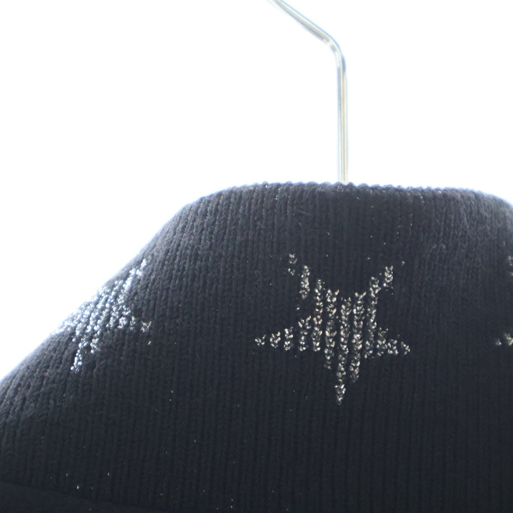 SAINT LAURENT PARIS(サンローランパリ) TEDDY JACKET スタージャガード ネック テディ スタジャン ジャケット ブラック 455208 Y180W