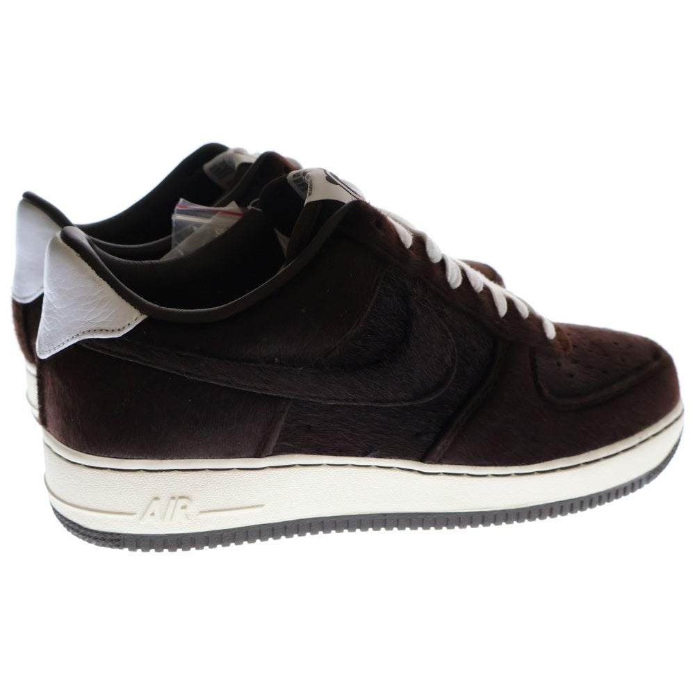 NIKE(ナイキ) 【観賞用 2011年製】AIR FORCE 1 LOW PRM TZ BE@RBRICK Brown エアフォース1 プレミアム ローカットスニーカー ベアブリック US10/28cm 512518-220