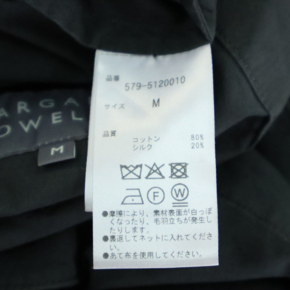 MARGARET HOWELL(マーガレットハウエル) MATT COTTON SILK POPLIN JACKET マットコットンシルクポプリン シャツジャケット グレー 579-5120010