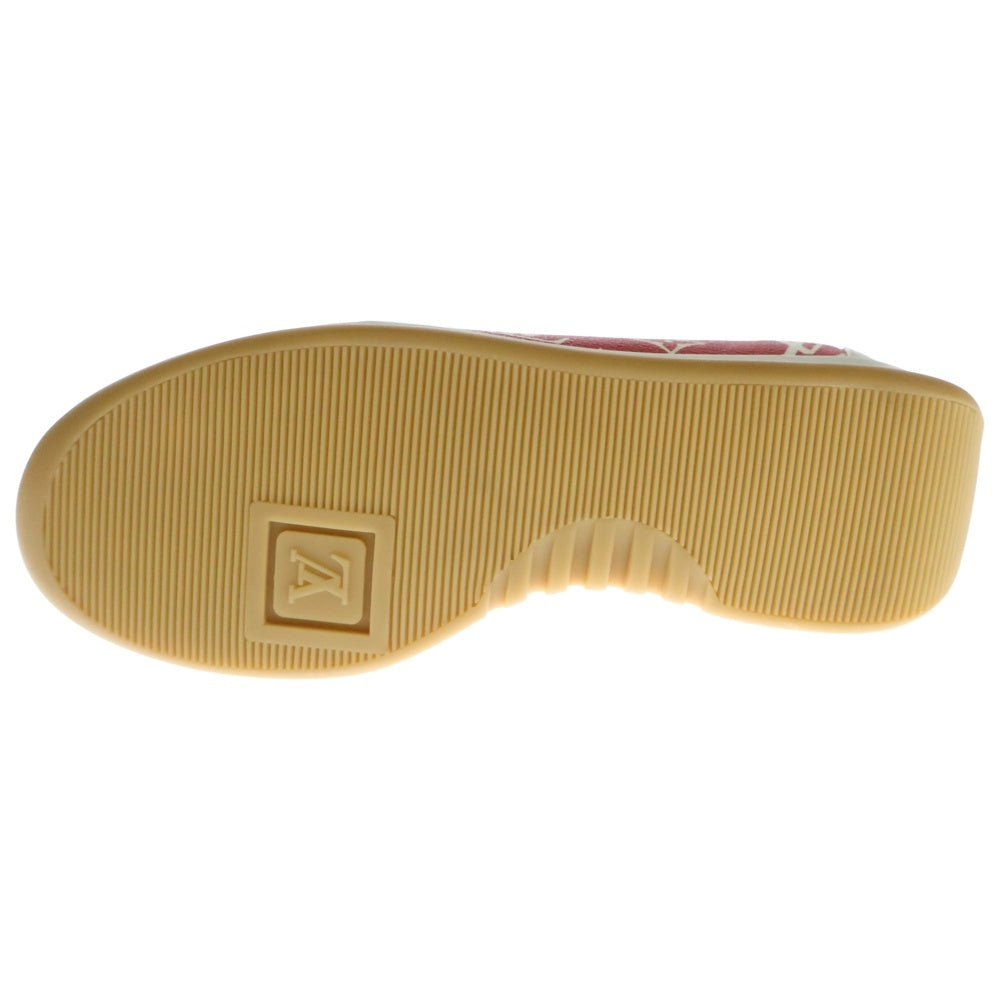 LOUIS VUITTON(ルイヴィトン) 17AW ×SUPREME LV SPORT SNEAKER スポーツスニーカー モノグラム レザーシューズ ホワイト/レッド 1A3EQ5