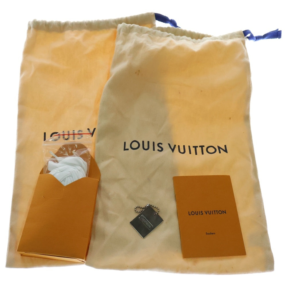 LOUIS VUITTON(ルイヴィトン) 17AW ×SUPREME LV SPORT SNEAKER スポーツスニーカー モノグラム レザーシューズ ホワイト/レッド 1A3EQ5