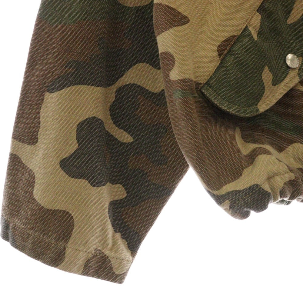 SUPREME(シュプリーム) 23SS Canvas Clip Jacket キャンバス クリップ フーデッド ジャケット 迷彩柄 カーキ