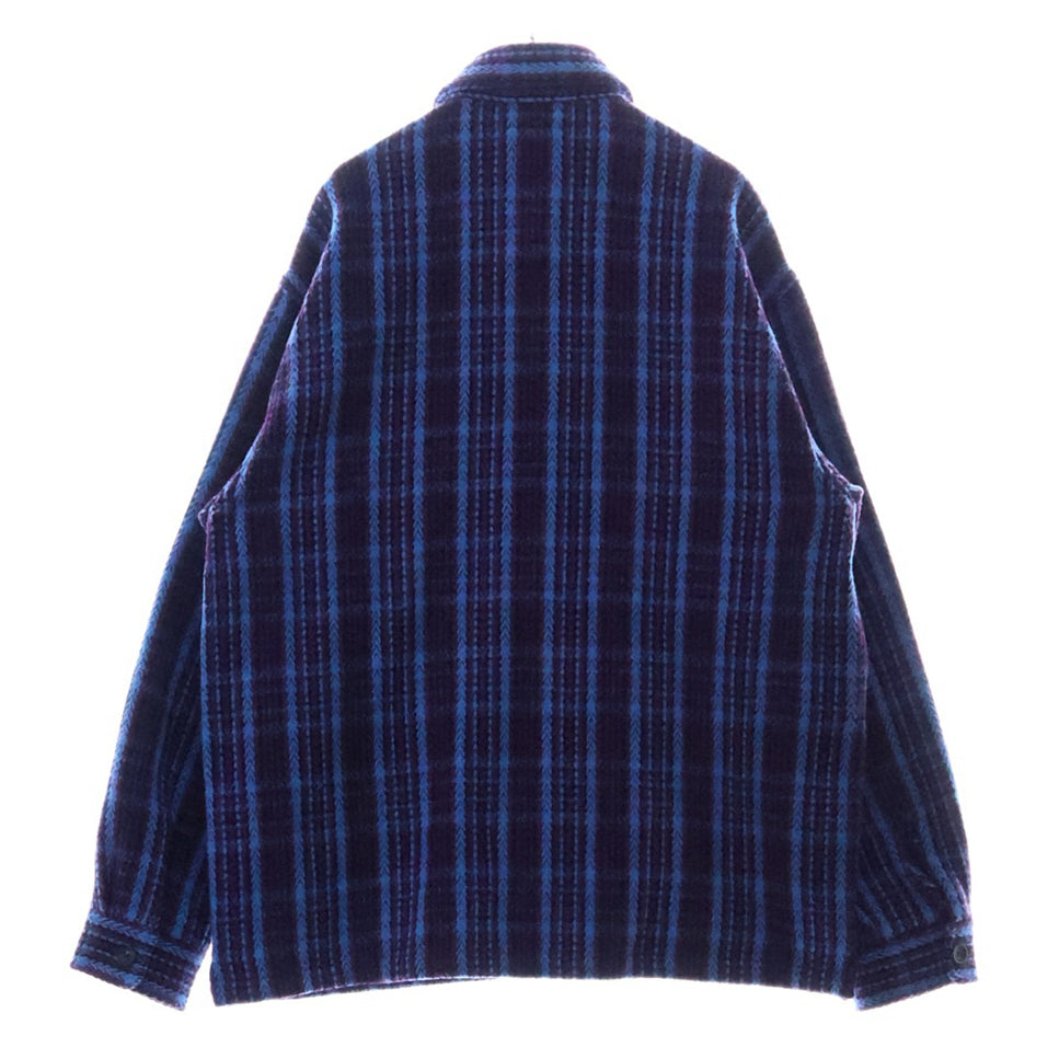 SUPREME(シュプリーム) 22AW Supreme Heavy Flannel Shirt ヘビー フランネル 長袖シャツ ジャケット パープル