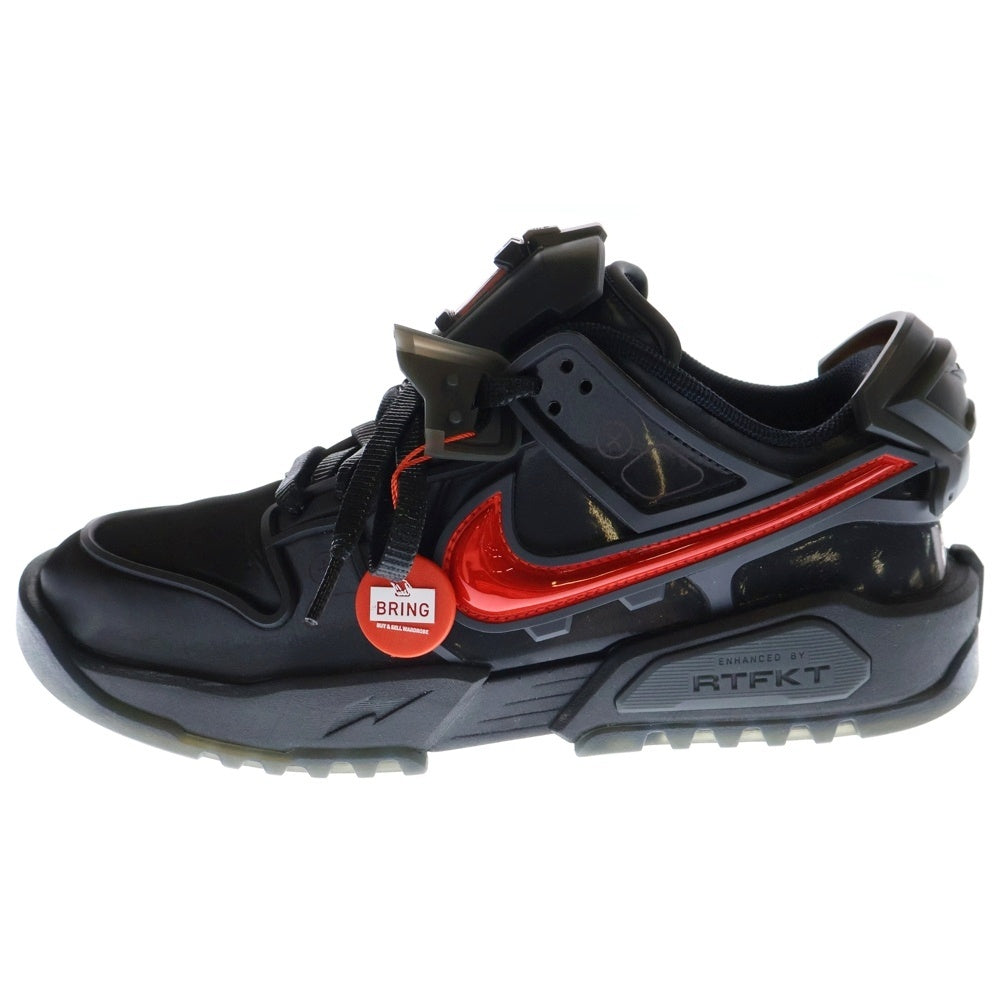 NIKE(ナイキ) ×RTFKT DUNK GENESIS CLONE X HQ0899-001 アーティファクト ダンク ジェネシス クローンX ローカットスニーカー ブラック/レッド US10.5/28.5cm