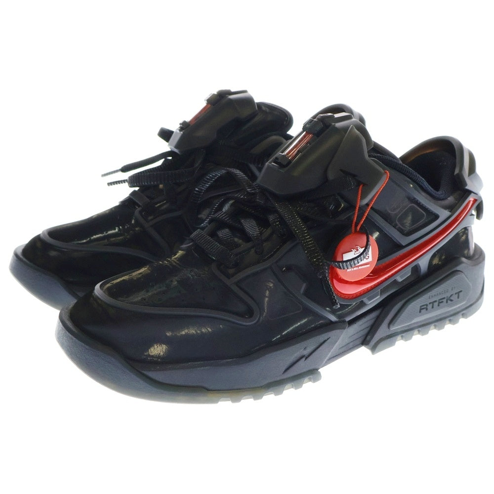 NIKE(ナイキ) ×RTFKT DUNK GENESIS CLONE X HQ0899-001 アーティファクト ダンク ジェネシス クローンX ローカットスニーカー ブラック/レッド US10.5/28.5cm
