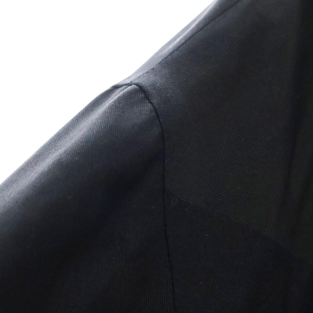 SAINT LAURENT PARIS(サンローランパリ) Teddy Cassandra Jacket テディ カサンドラ ロゴ ジップアップ ジャケット ブラック 751492 Y1H47