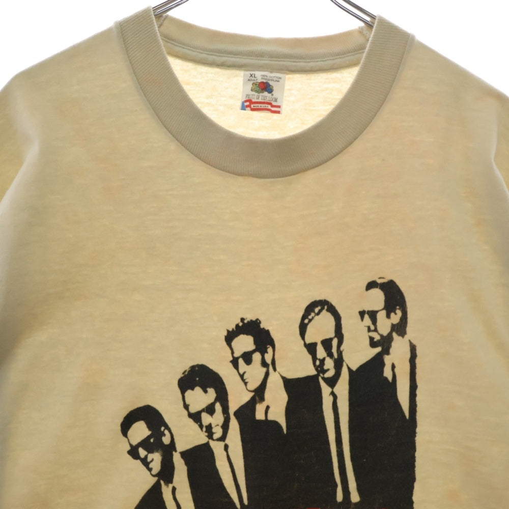 VINTAGE(ヴィンテージ) 90S VINTAGE RESERVOIR DOGS TEE プリント半袖Tシャツ カットソー ホワイト