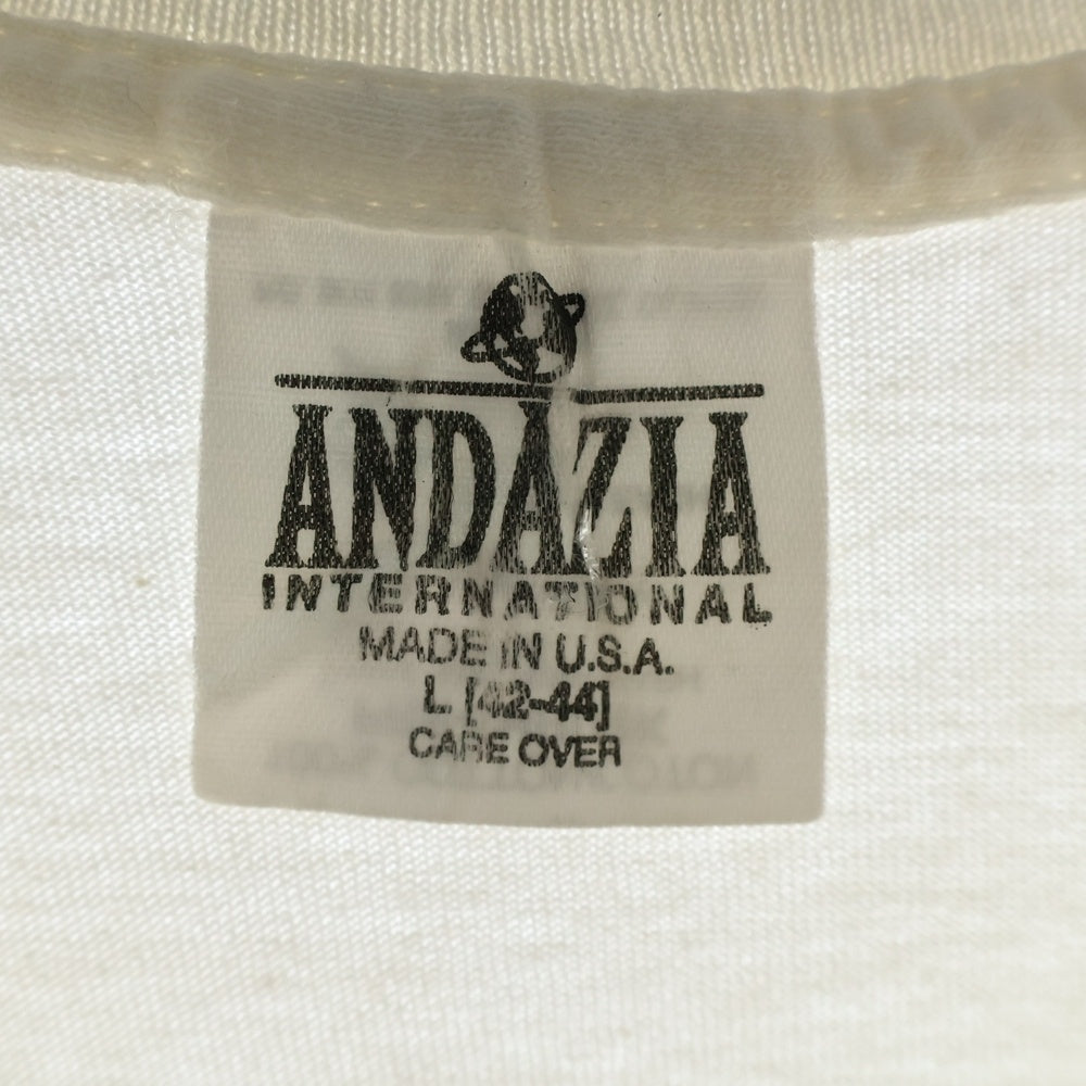 VINTAGE(ヴィンテージ) 90S VINTAGE ANDIAZIA FRANK LLOYD WRIGHT TEE プリント半袖Tシャツ カットソー ホワイト