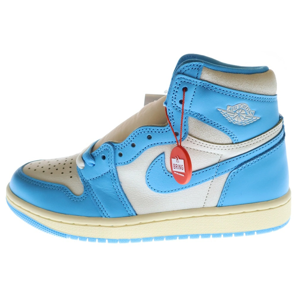 NIKE(ナイキ) AIR JORDAN 1 エアジョーダン1 ハイ ユニバーシティブルー リイマジンド ハイカットスニーカー ブルー US6/24cm DZ5485-402