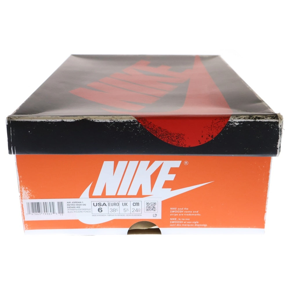 NIKE(ナイキ) AIR JORDAN 1 エアジョーダン1 ハイ ユニバーシティブルー リイマジンド ハイカットスニーカー ブルー US6/24cm DZ5485-402