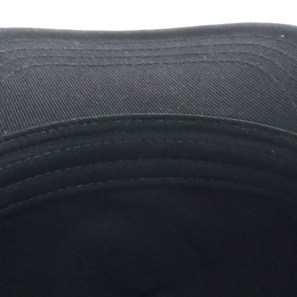 CHROME HEARTS(クロムハーツ) CROSS WAXED DENIM BASEBALL CAP クロス刺繍 デニム キャップ 帽子 ブラック